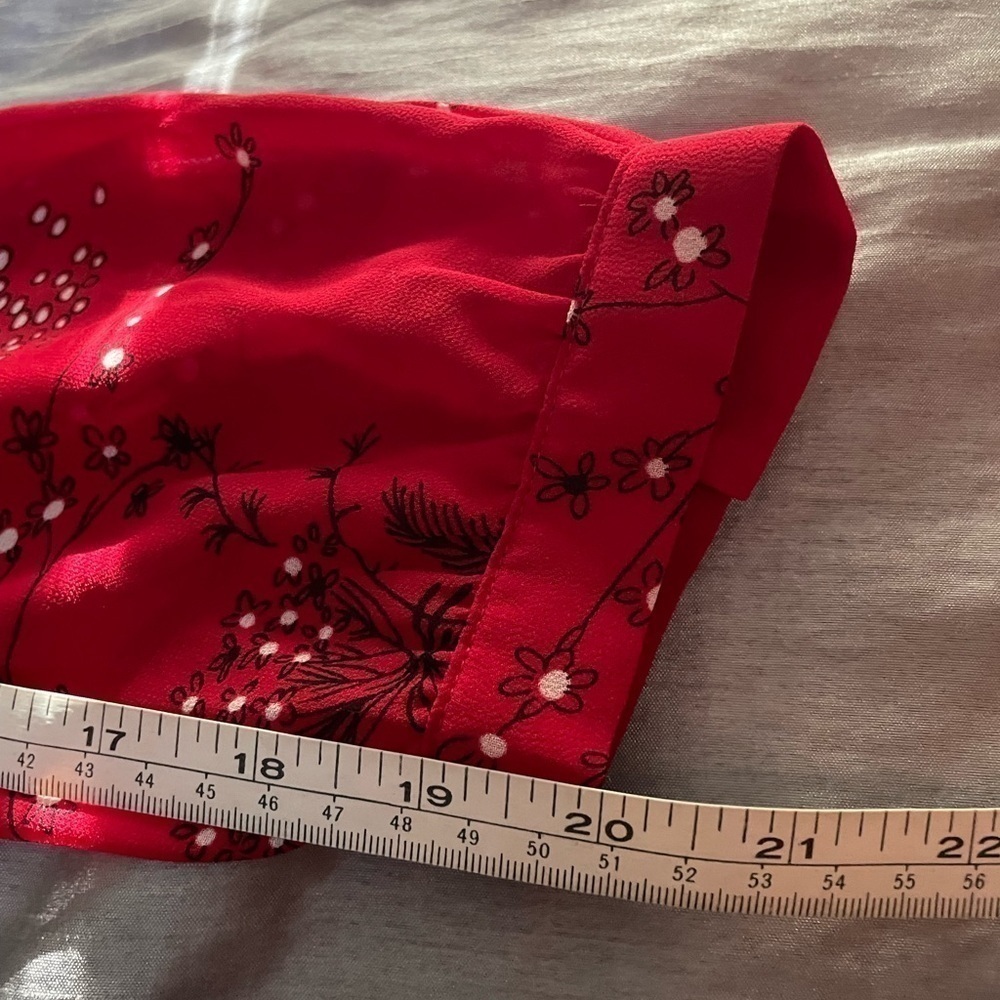 Madewell Hazelwood Wrap-Front Mini Dress in Windswept Floral Size 4 - Picture 12 of 13